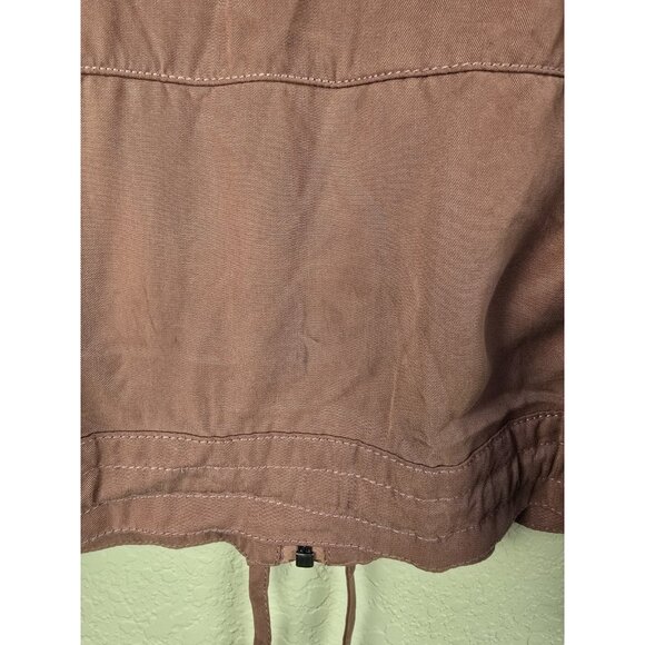 FREE PEOPLE Magpie Oversized Jacket L $248 Lace Sleeves Boho - Picture 5 of 9